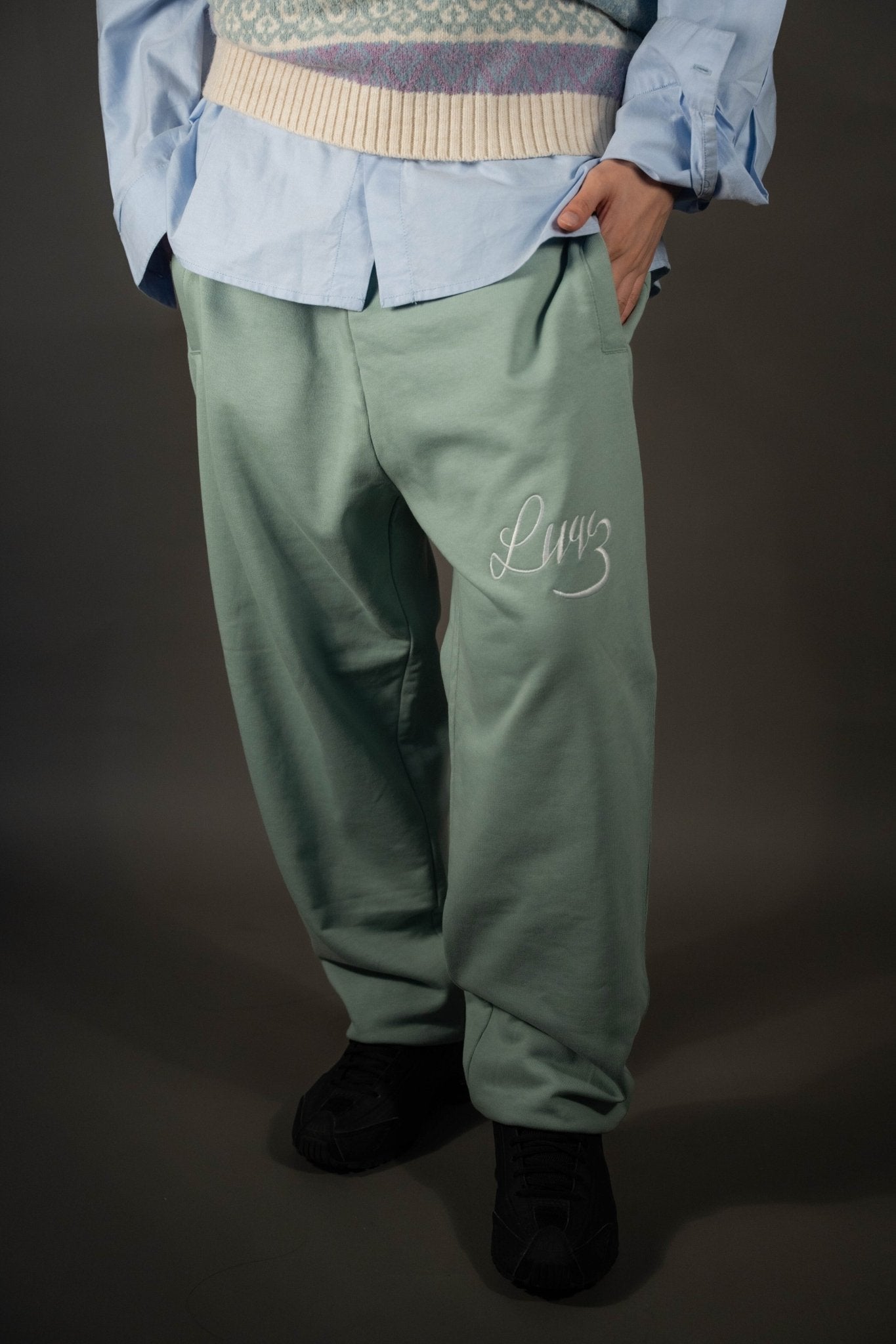 Pantaloni jogger in cotone con logo