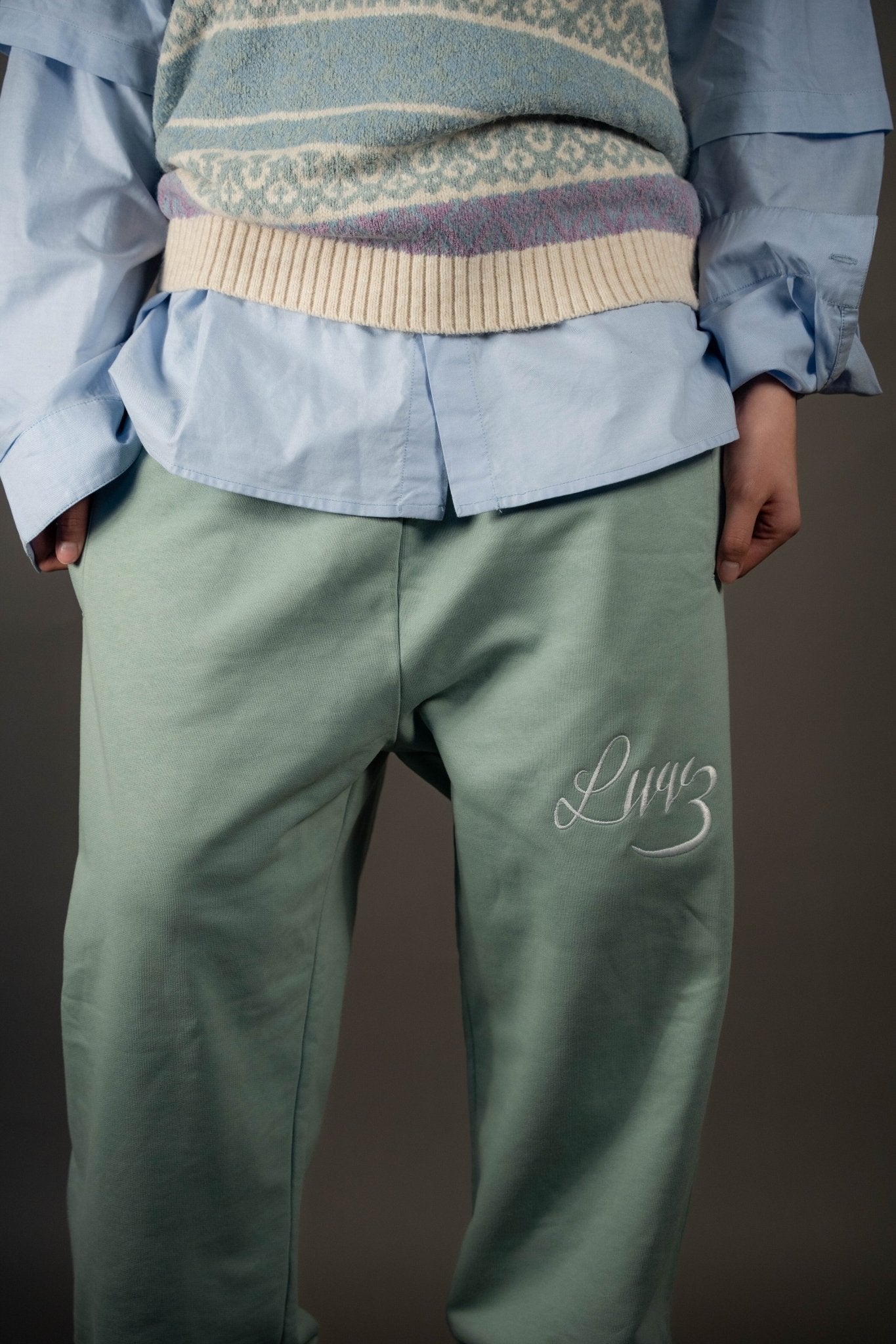 Pantaloni jogger in cotone con logo