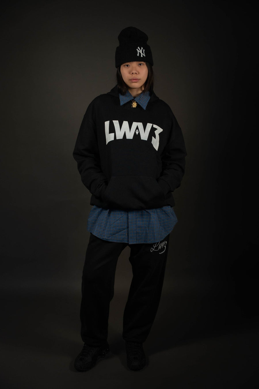 Felpa con cappuccio oversize con logo