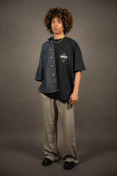 V1 ESSENTIAL ICEBERG ONYX TEE