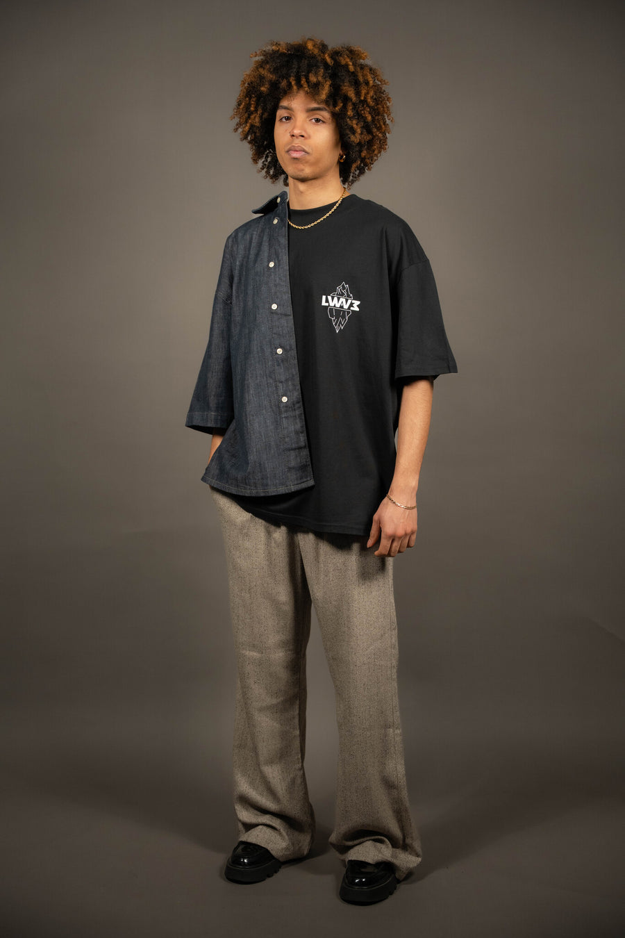 V1 ESSENTIAL ICEBERG ONYX TEE