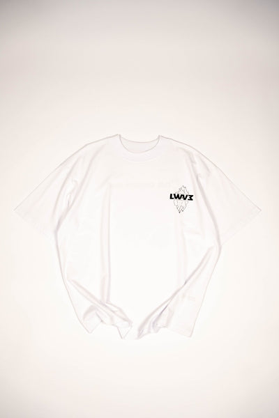 T-shirt oversize con stampa in serigrafia