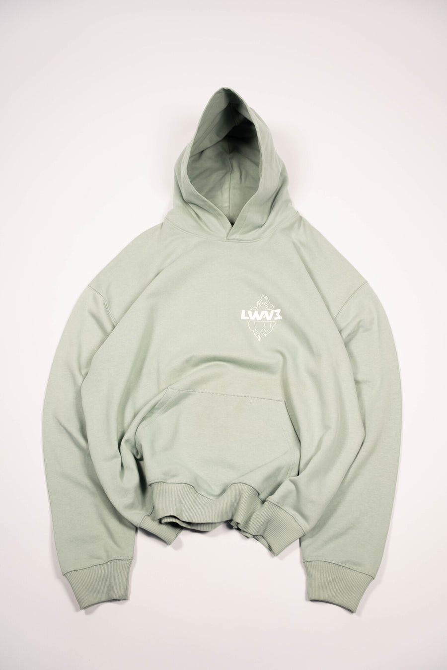 V1 ESSENTIAL ICEBERG ACQUAMARINE HOODIE